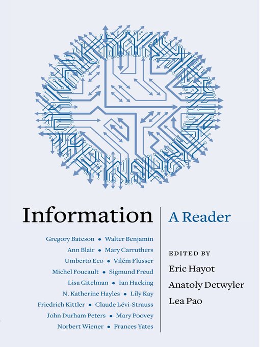 Title details for Information by Eric Hayot - Available